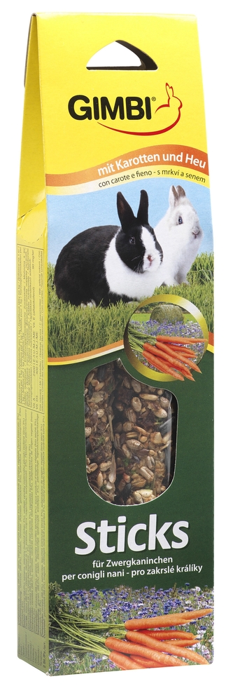 GIMB Sticks kralik bylinky+seno 2ks