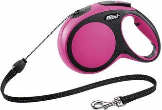Flexi New Comfort L pasek 8m/50 kg ruzova