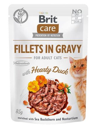 Kap.Brit Care Cat Fillets in Gravy Duck 85g