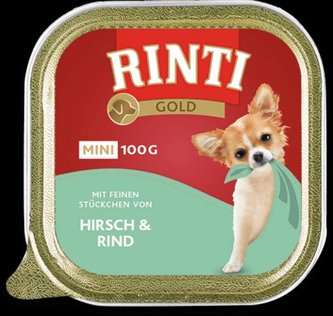 Past.RINTI GOLD Mini jelen+hovezi 100g