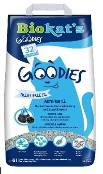 Podest.Biokats Goodies s aktivnim uhlim 6l