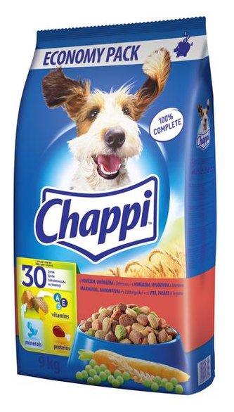 CHAPPI hovezi,drubezi,zelenina 9kg
