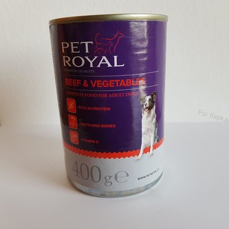 Konz.Pet Royal premium pate s hovezim a zeleninou 400g Konz.Pet Royal premium pate s hovezim a zeleninou 400g