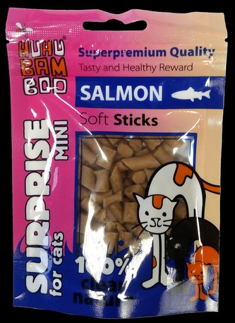 HUHU CAT Mini sticks losos 60g