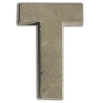 Aladine Betonové písmeno k dekoraci 5 cm - T