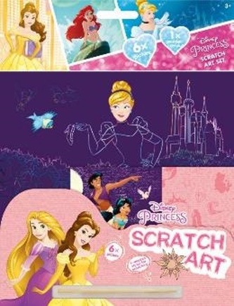 Princezny - Vyškrabávací set