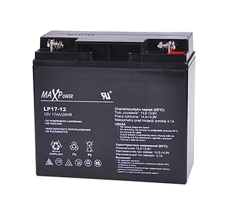 Baterie olověná  12V/17Ah REBEL