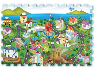 Puzzle pěnové,6 dílů