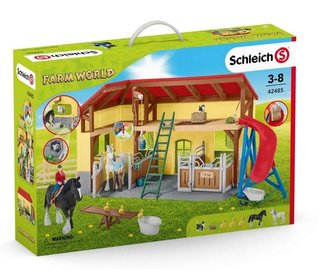Schleich Stáj pro koně s příslušenstvím
