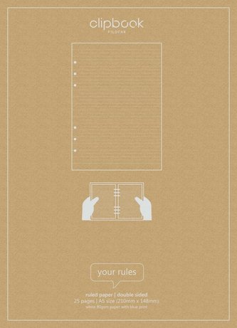 Filofax papír A5 linkovaný