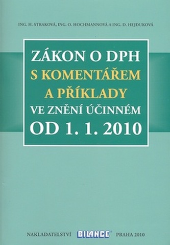 Zákon o DPH s komentářem a příklady