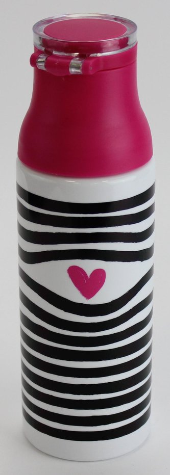 Tritanová lahev 700 ml Srdíčko a pruhy