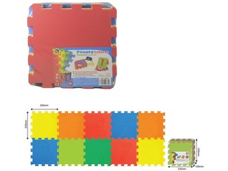 Puzzle barevné, 10 ks