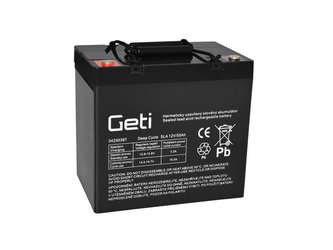 Baterie olověná 12V  55Ah Geti pro elektromotory