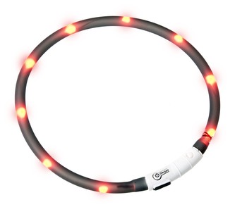 KARLIE svit.LED obojek pro psy 70cm cerny