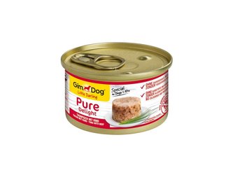 Konz.GIMDOG Pure delight Tunak s hovezim 85g