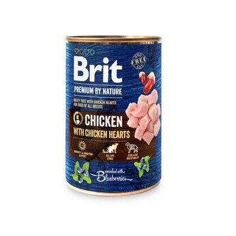 Konz.Brit Prem.by Nature Chicken with Hearts 400g