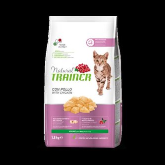 TRAINER Natural Cat Young kureci 1,5kg