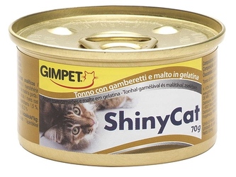 Konz.SHINY CAT tunak+kreveta+maltoza 70g