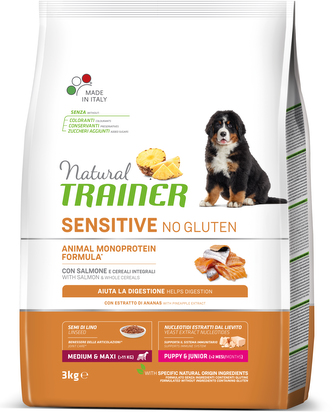 TRAINER Natural SENS.No glut.Pup&Jun M/M losos 3kg