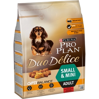 Pur.PP DUO DELICE Small&Mini ADULT hovezi 2,5kg