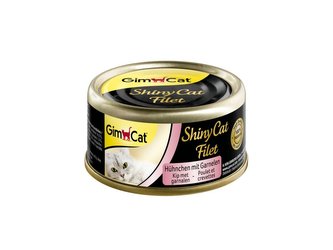 Konz.SHINY CAT filet kure s krevetou 70g