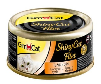 Konz.SHINY CAT filet tunak s dyni 70g