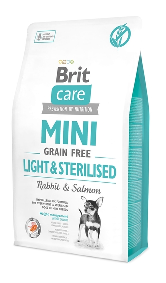 Brit Care Mini Grain Free Light & Sterilised 2kg