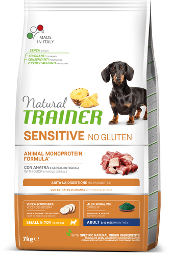 TRAINER Natural SENS.No glut.Ad.Mini kachna 7kg