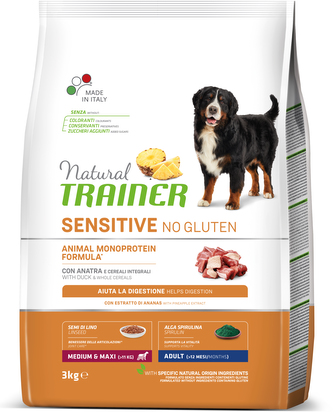 TRAINER Natural SENS.No glut.Ad.M/M kachna 3kg