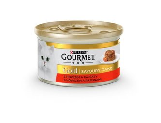 Konz.GOURMET Gold Sav.Cake hovezi+rajce 85g