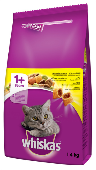 WHISKAS kureci 1,4kg
