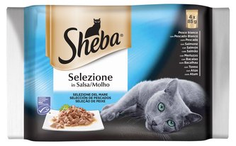 Kap.SHEBA SELECTION rybi vyber ve stave 4ks 340g