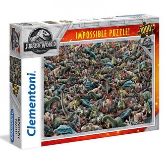 Clementoni Puzzle Impossible Jurský svět / 1000 dílků