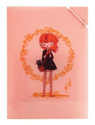 Desky A5 s gumičkou Kočka a slečna