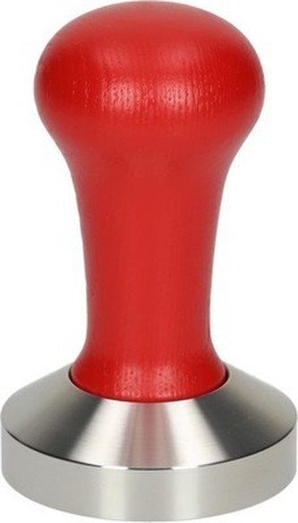 Motta Tamper profesional nerez/dřevo 58,4 mm červený