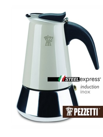Moka konvice Pezzetti SteelExpress 6 šálků béžová