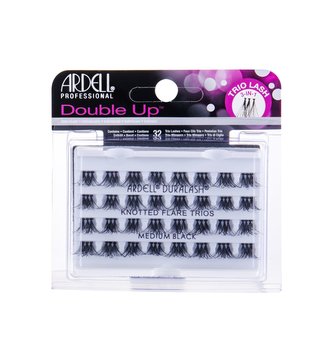 Ardell Double Up Umělé řasy Knotted Trio Lash 32 ks Medium Black pro ženy