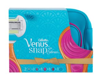 Gillette Venus holicí strojek 1 ks + náhradní hlavice 2 ks + pouzdro 1ks + hřeben na vlasy 1 ks + kosmetická taštička