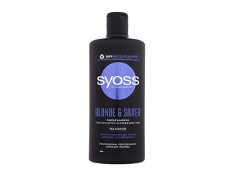 Syoss Šampon pro blond a šedivé vlasy Blond & Silver (Purple Shampoo) Objem 440 ml woman