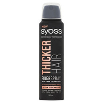 Syoss Lak na vlasy pro objem, plnost a efekt hustších vlasů Thicker Hair (Fiber Spray) 150 ml woman