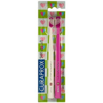 Curaprox Velmi jemný zubní kartáček 5460 Ultra Soft LOVE Edition 2 ks unisex