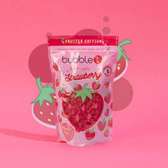 Bubble T Cosmetics Sůl do koupele Strawberry (Bath Salt) 500 g woman