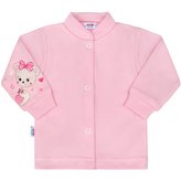Kojenecký kabátek New Baby myška růžový - velikost 62 (3-6m)