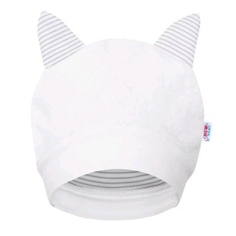 Luxusní dětská zimní čepička s oušky New Baby Snowy collection - velikost 80 (9-12m)