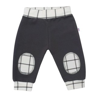 Kojenecké bavlněné tepláčky New Baby Cool grafitové - velikost 80 (9-12m)