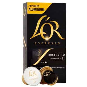 Kávové kapsle "L`OR Ristretto", 10 ks, JACOBS DOUWE EGBERTS