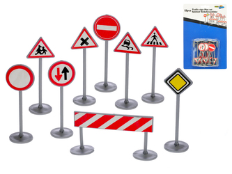 Sada dopravního značení 12ks na kartě