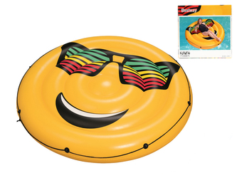 Lehátko nafukovací průměr 188cm žluté max.90kg v krabičce