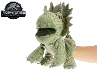 Jurský svět Triceratops 25cm plyšový maňásek 0m+